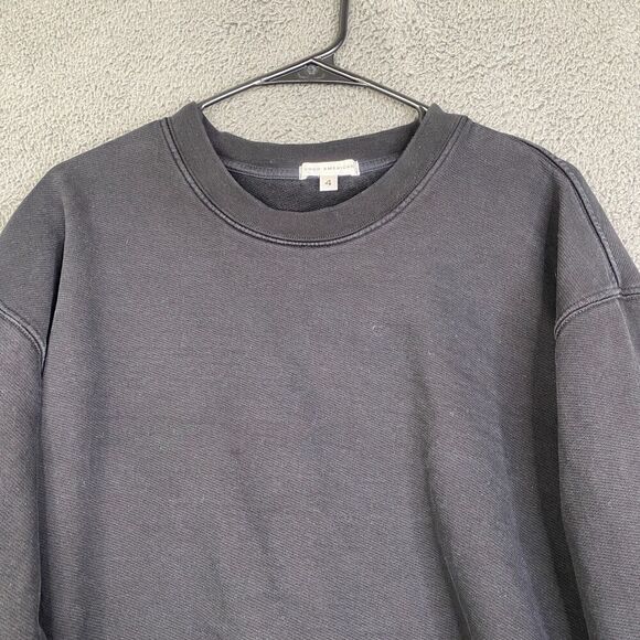 Good American Sweatshirt Taurus Size 4 Long Sleeve Black Pullover Graphic - Picture 3 of 10